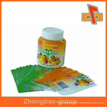 Customized soft PVC heat shrink sleeves label for plastic bottle printing and packaging